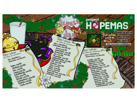 Jingle Bells Jam (Dec.13-15th 2024)