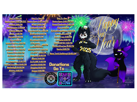 Furry Hideout 2025 New Years Count Down (Dec. 29th-31st 2024)